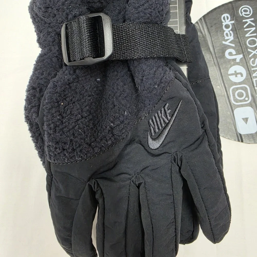 Nike High-Pile Fleece Gloves Black HM8968 081 Unisex Size XLarge